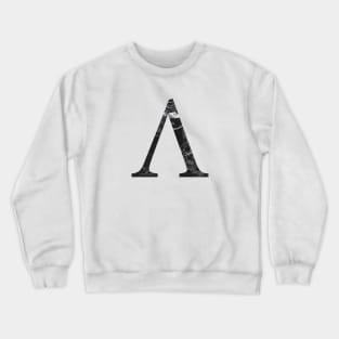 Marble Lambda Crewneck Sweatshirt